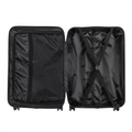 3 Pcs Suitcase Lightweight ABS Carry-on Hand Luggage 4 Spinner Wheels Trolley Case Dress Loud