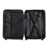 3 Pcs Suitcase Lightweight ABS Carry-on Hand Luggage 4 Spinner Wheels Trolley Case Dress Loud