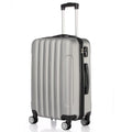 Lightweight 24in Hard Shell Travel Carry On Hand Cabin Luggage Suitcase, Approved for Ryanair Priority, British Airways Dress Loud