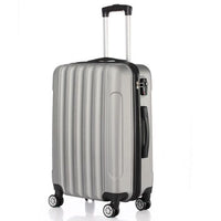 Lightweight 24in Hard Shell Travel Carry On Hand Cabin Luggage Suitcase, Approved for Ryanair Priority, British Airways Dress Loud