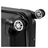 3 Pcs Suitcase Lightweight ABS Carry-on Hand Luggage 4 Spinner Wheels Trolley Case Dress Loud