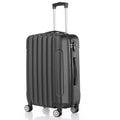 Lightweight 24in Hard Shell Travel Carry On Hand Cabin Luggage Suitcase, Approved for Ryanair Priority, British Airways Dress Loud