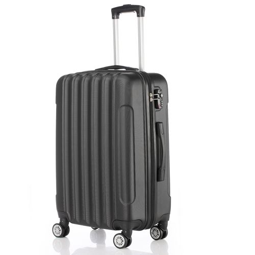 Lightweight 24in Hard Shell Travel Carry On Hand Cabin Luggage Suitcase, Approved for Ryanair Priority, British Airways Dress Loud