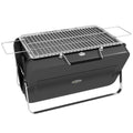 Outsunny Portable BBQ Grill - Compact Suitcase Design for Camping & Picnic, Black Dress Loud