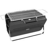 Outsunny Portable BBQ Grill - Compact Suitcase Design for Camping & Picnic, Black Dress Loud