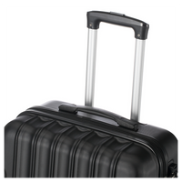 3 Pcs Suitcase Lightweight ABS Carry-on Hand Luggage 4 Spinner Wheels Trolley Case Dress Loud