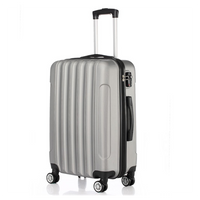 Lightweight 24in Hard Shell Travel Carry On Hand Cabin Luggage Suitcase, Approved for Ryanair Priority, British Airways Dress Loud
