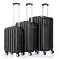 3 Pcs Suitcase Lightweight ABS Carry-on Hand Luggage 4 Spinner Wheels Trolley Case Dress Loud