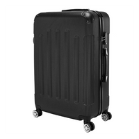 3 Pcs Suitcase Lightweight ABS Carry-on Hand Luggage 4 Spinner Wheels Trolley Case Dress Loud
