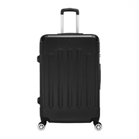 3 Pcs Suitcase Lightweight ABS Carry-on Hand Luggage 4 Spinner Wheels Trolley Case Dress Loud
