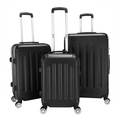 3 Pcs Suitcase Lightweight ABS Carry-on Hand Luggage 4 Spinner Wheels Trolley Case Dress Loud