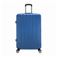 Lightweight 24in Hard Shell Travel Carry On Hand Cabin Luggage Suitcase, Approved for Ryanair Priority, British Airways Dress Loud