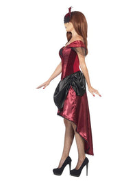 Venetian Temptress Costume, Red Dress Loud