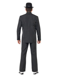 Vintage Gangster Boss Costume, Black Dress Loud