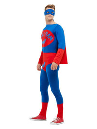 Wallyman Costume, Blue & Red Dress Loud
