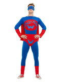 Wallyman Costume, Blue & Red Dress Loud