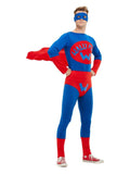 Wallyman Costume, Blue & Red Dress Loud