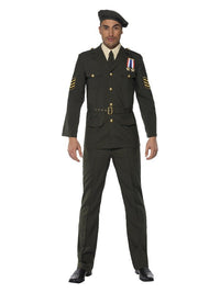 Wartime Officer, Green Dress Loud