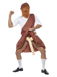 Well Hung Highlander Costume, Red Dress Loud