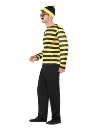 Where's Wally? Odlaw Costume, Black & Yellow Dress Loud