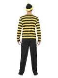 Where's Wally? Odlaw Costume, Black & Yellow Dress Loud