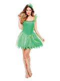 Woodland Fairy Costume, Green Dress Loud