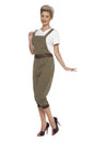 WW2 Land Girl Costume, Khaki