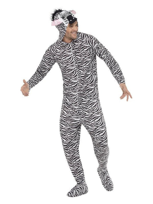 Zebra Costume, Black & White - Adult Weekender