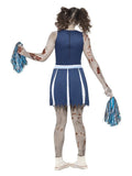 Zombie Cheerleader Costume, Blue Dress Loud