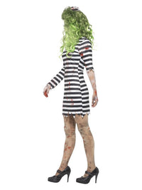 Zombie Jail Bird Costume, Black Dress Loud