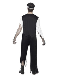 Zombie Policeman Costume, Black Dress Loud