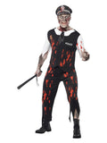 Zombie Policeman Costume, Black Dress Loud