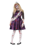 Zombie Prom Queen Costume, Purple Dress Loud