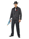 Zoot Suit Costume, Male, Black Dress Loud