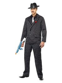 Zoot Suit Costume, Male, Black Dress Loud